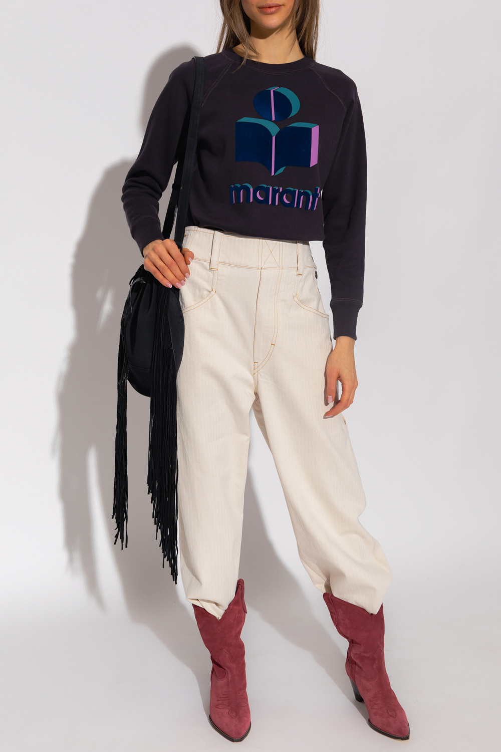 Isabel Marant Etoile 'Milly' sweatshirt with logo | Women's 